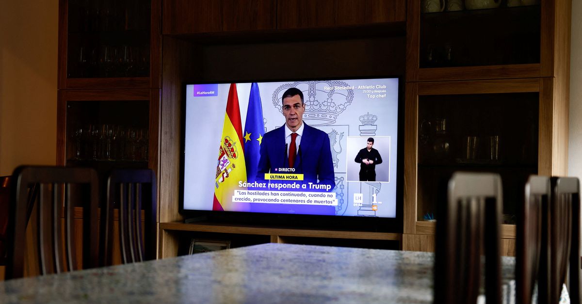 Pedro Sánchez zwicht niet voor dreiging van Trump: Spanje zegt ‘nee tegen oorlog’
