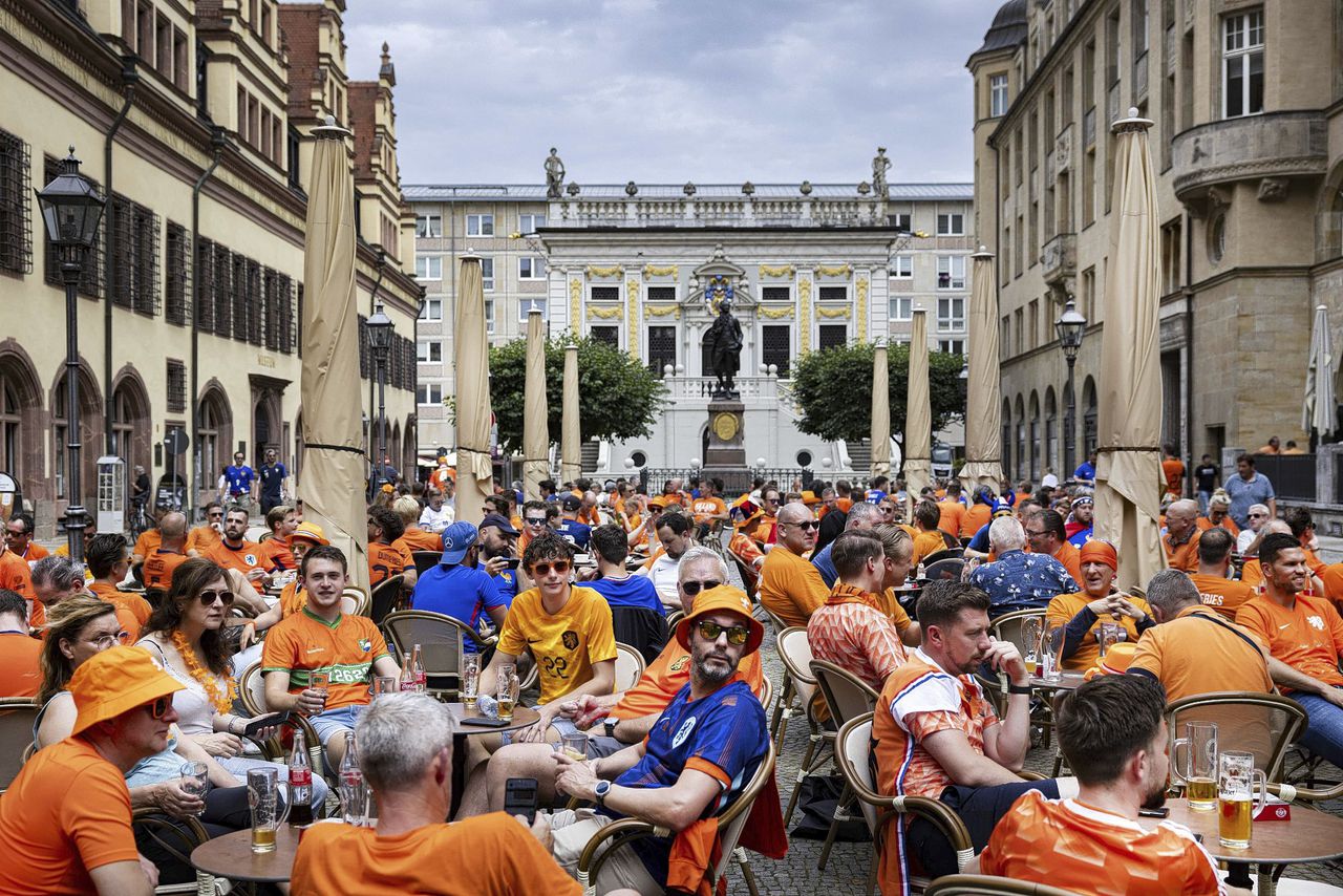 Oranjegekte in Nederland en Duitsland tijdens het EK voetbal 