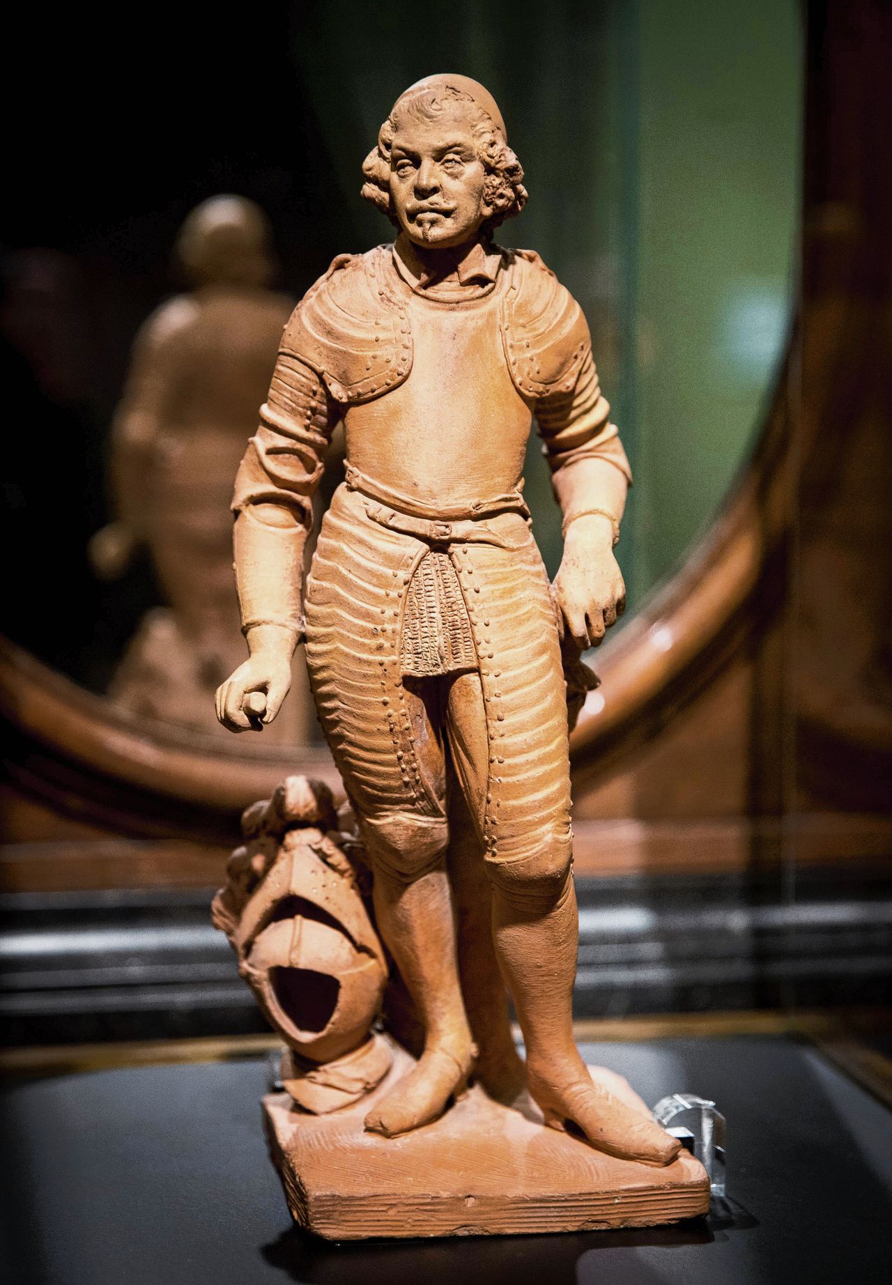 Het terracotta beeldje van Johan Maurits van Nassau-Siegen – niet het origineel van de weggehaalde buste.