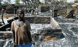 Een ontheemdenkamp in Oeganda na een aanval door de LRA in 2004.