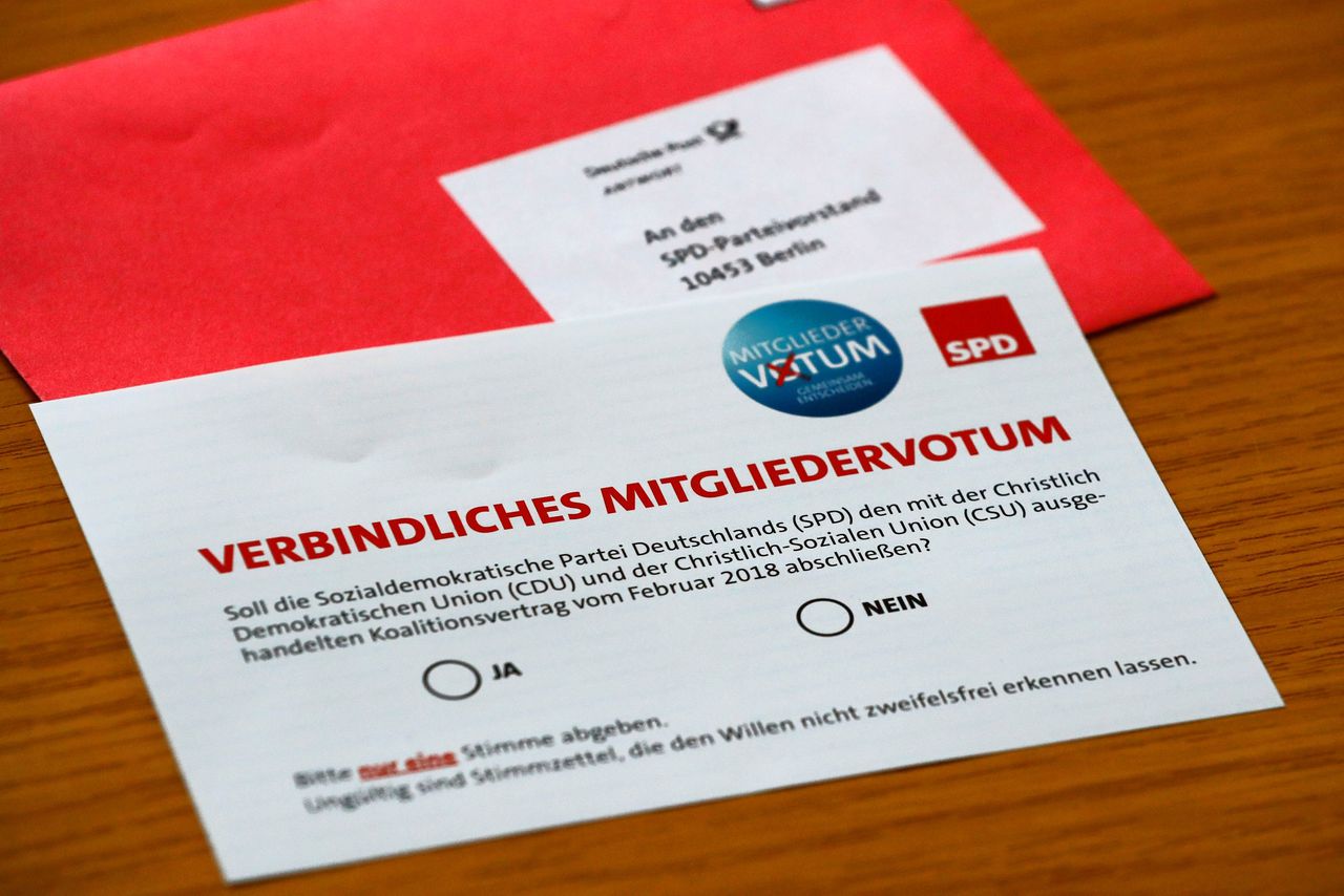 Lot Duitsland in handen 463.732 SPD’ers 