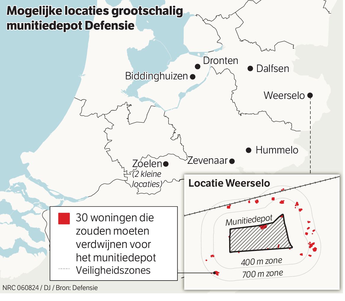 ‘Wat dit betekent?’, vraagt de bewoner bij de informatieavond van defensie. ‘Dat dit huis moet verdwijnen’ 