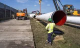 De aanleg van Gasunie’s nieuwe CO2-afvang en -opslaginfrastructuurproject Porthos in de haven van Rotterdam. 