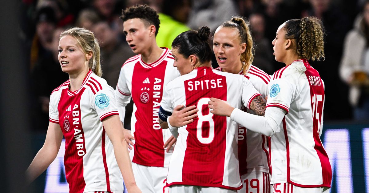 Ajax draws Chelsea for the Women's Champions League quarterfinals Ruetir