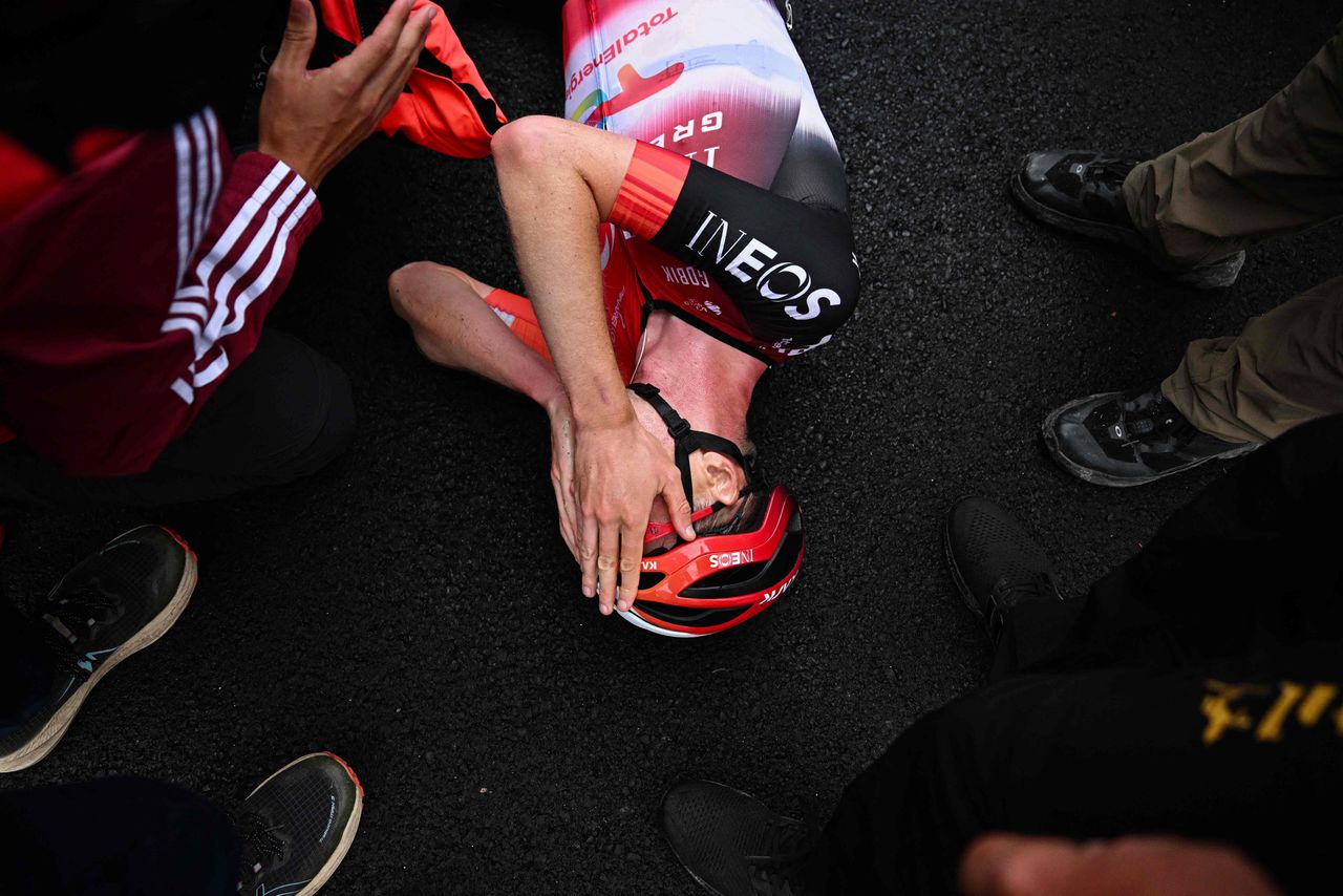De enige die Pogacar in de Pyreneeën kon verslaan, was Thymen Arensman. ‘Ik ging all out, constant tegen kramp aan’