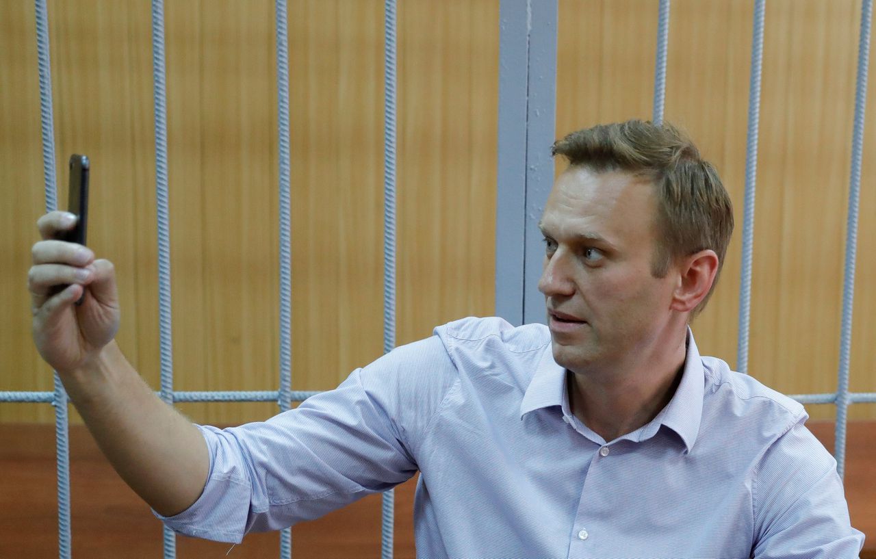 30 dagen cel voor Russische oppositieleider om protesten 
