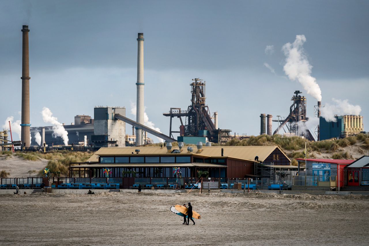 De fabriek van Tata Steel in IJmuiden.