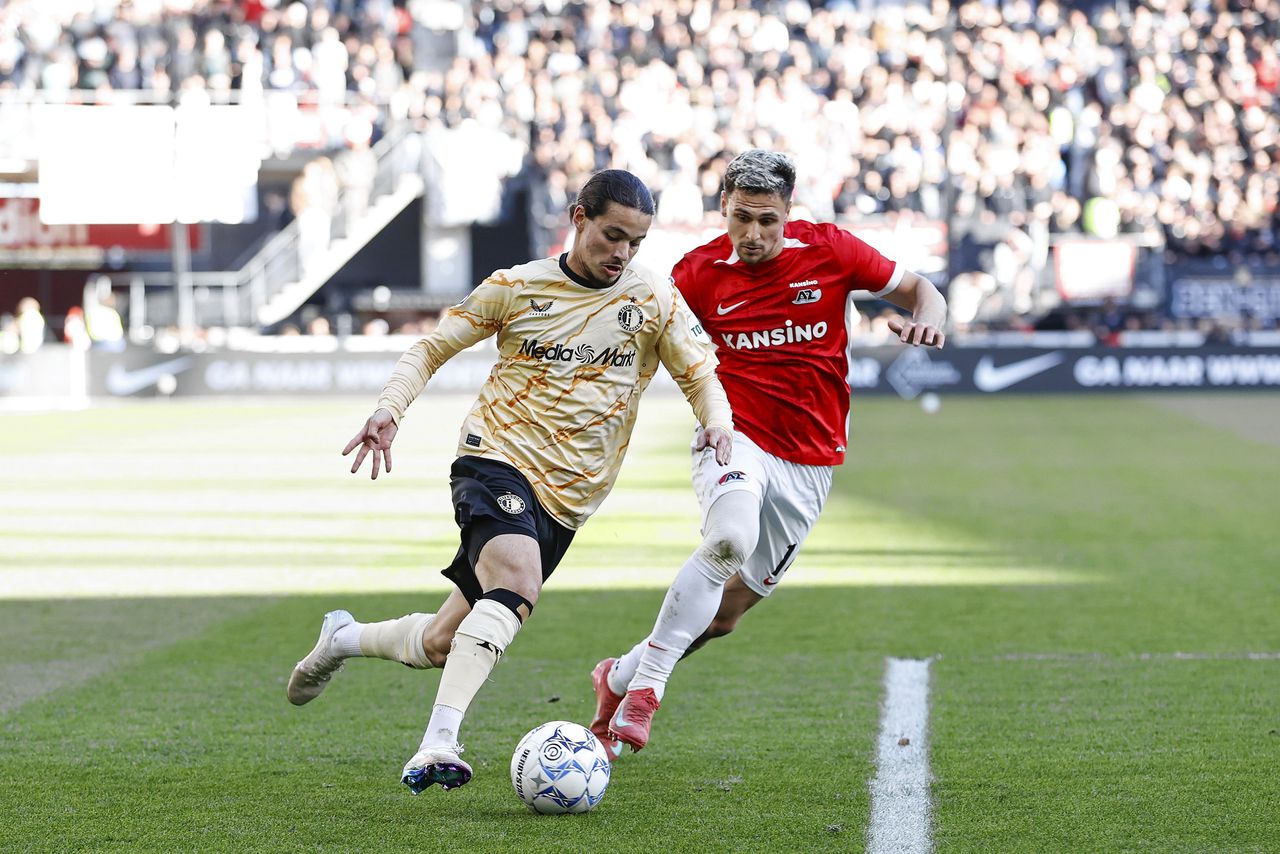 Feyenoord also wins in Eredivisie at AZ and performs pressure on PSV