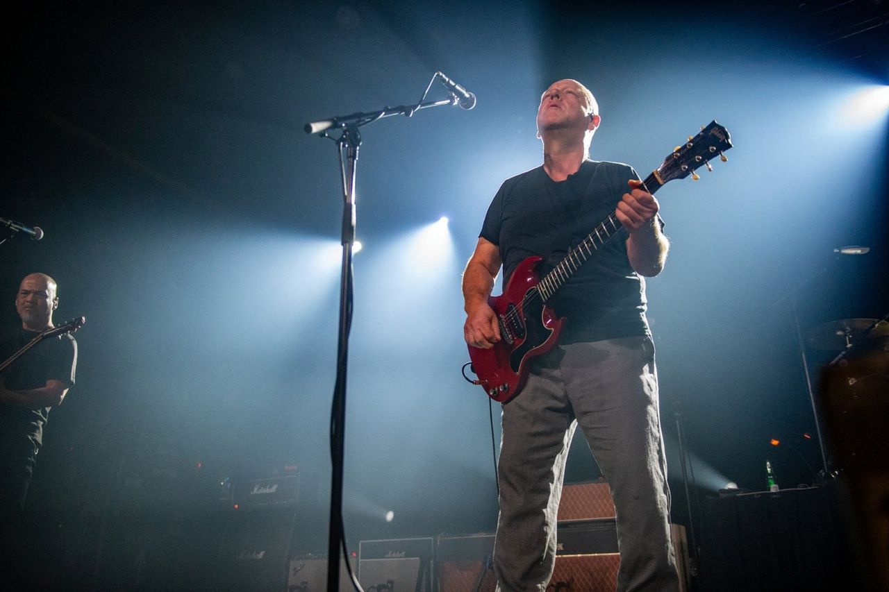 Frontman Frank Black van de Pixies, donderdag in de Melkweg Amsterdam.