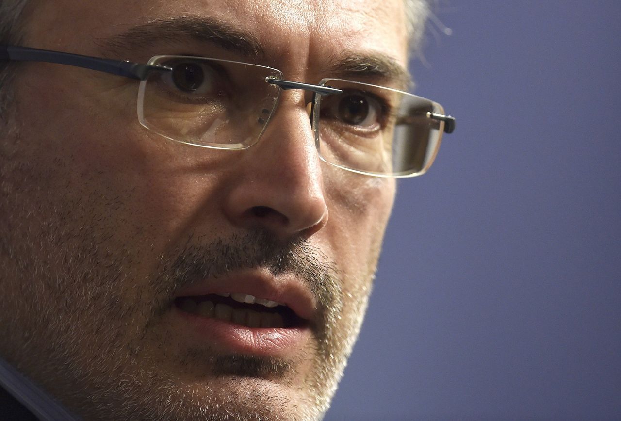 De voormalige directeur van oliebedrijf Yukos Michail Chodorkovski.