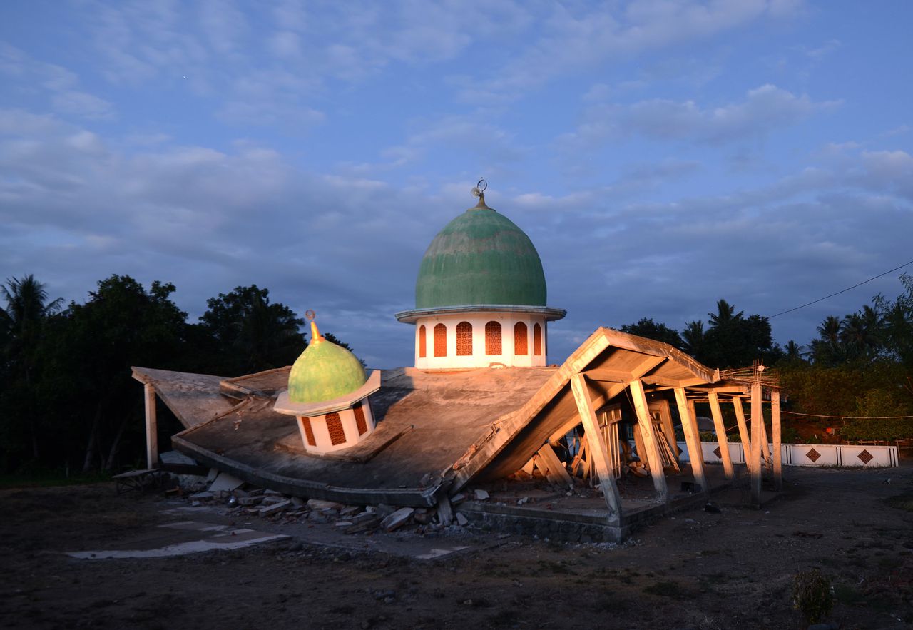 Opnieuw zware aardbeving bij Lombok 