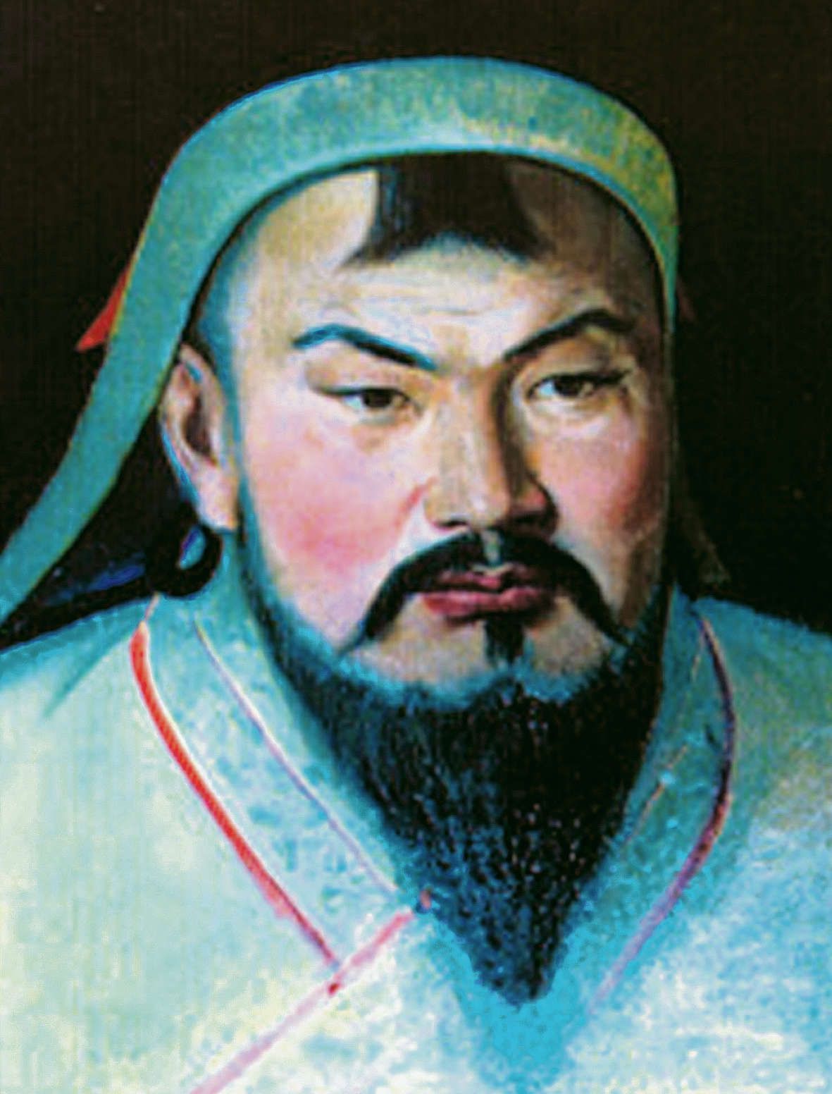 Ханы в китае. Хубилай Хан портрет. Монгольский Хан Хубилай. Монголия Чингис Хан.