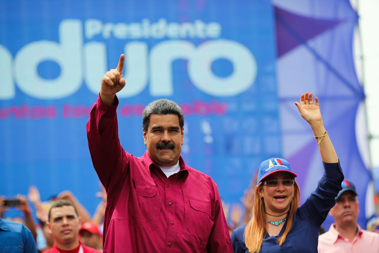 De Venezolaanse leider Nicolás Maduro