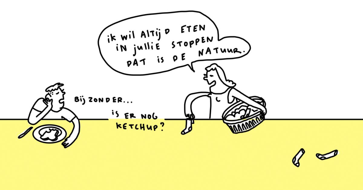 ‘‘Alsjeblieft’ zeggen graag, anders maak ik helemaal niks’