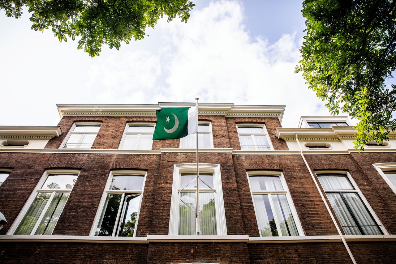 De ambassade van de Islamitische Republiek Pakistan in Den Haag.
