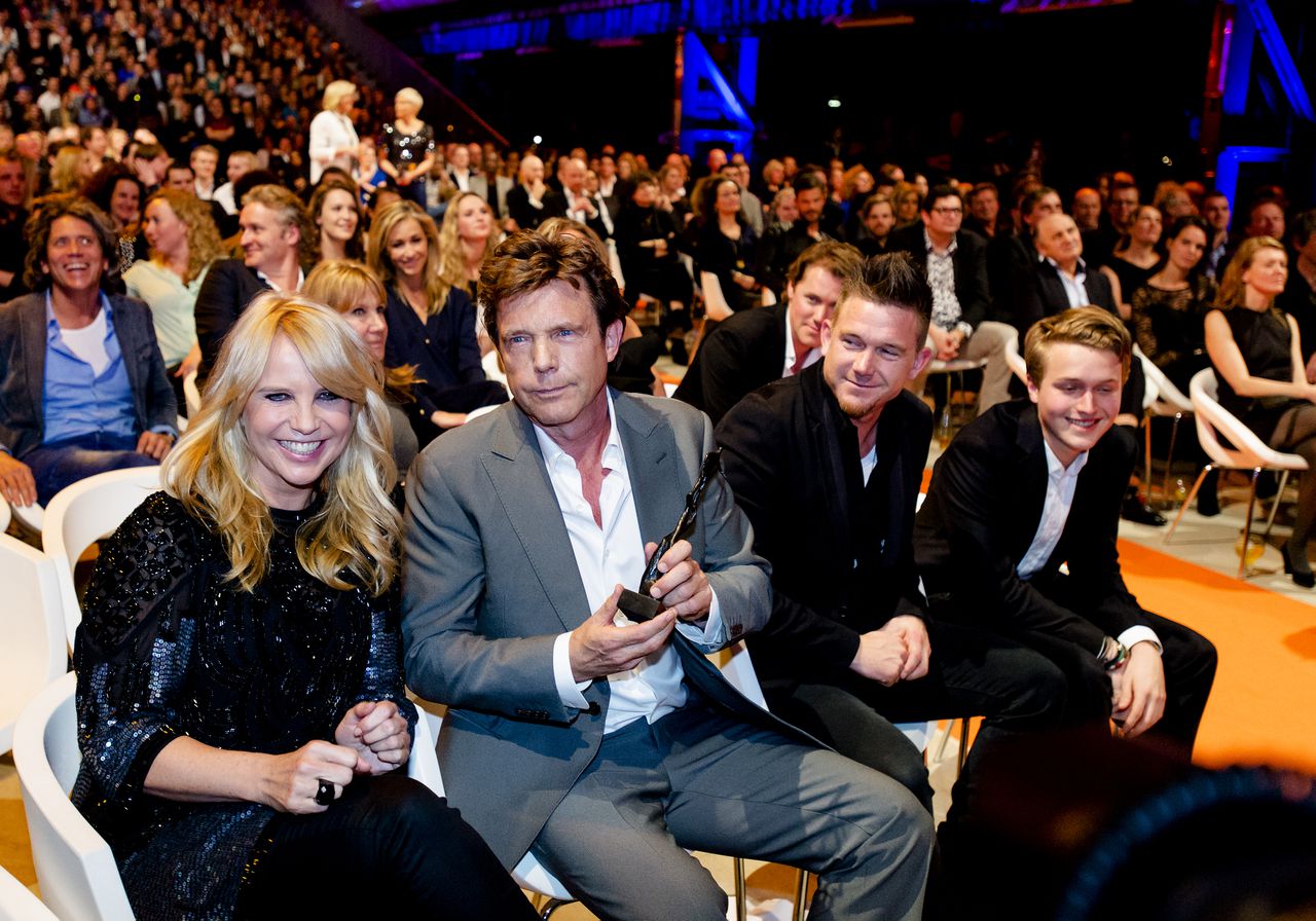 De familie De Mol eerder dit jaar tijdens het prijzengala De TV-Beelden.