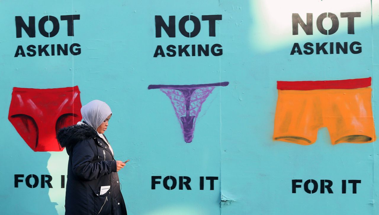 De Ierse vrouwen schrijven het op hun ondergoed: dit pikken wij niet 