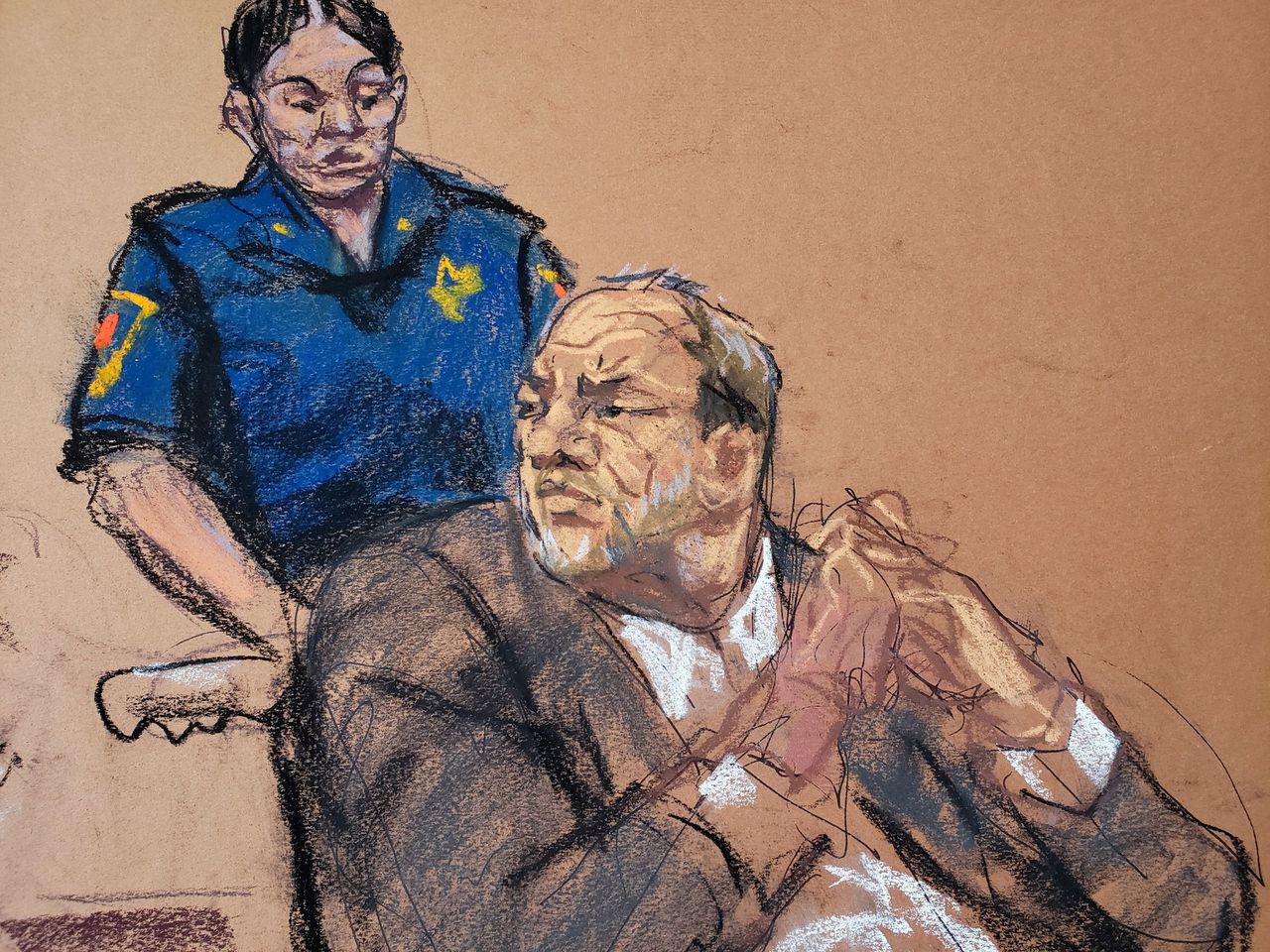 Een jury bevond Weinstein (67) vorige maand schuldig aan de verkrachting van actrice Jessica Mann in 2013.
