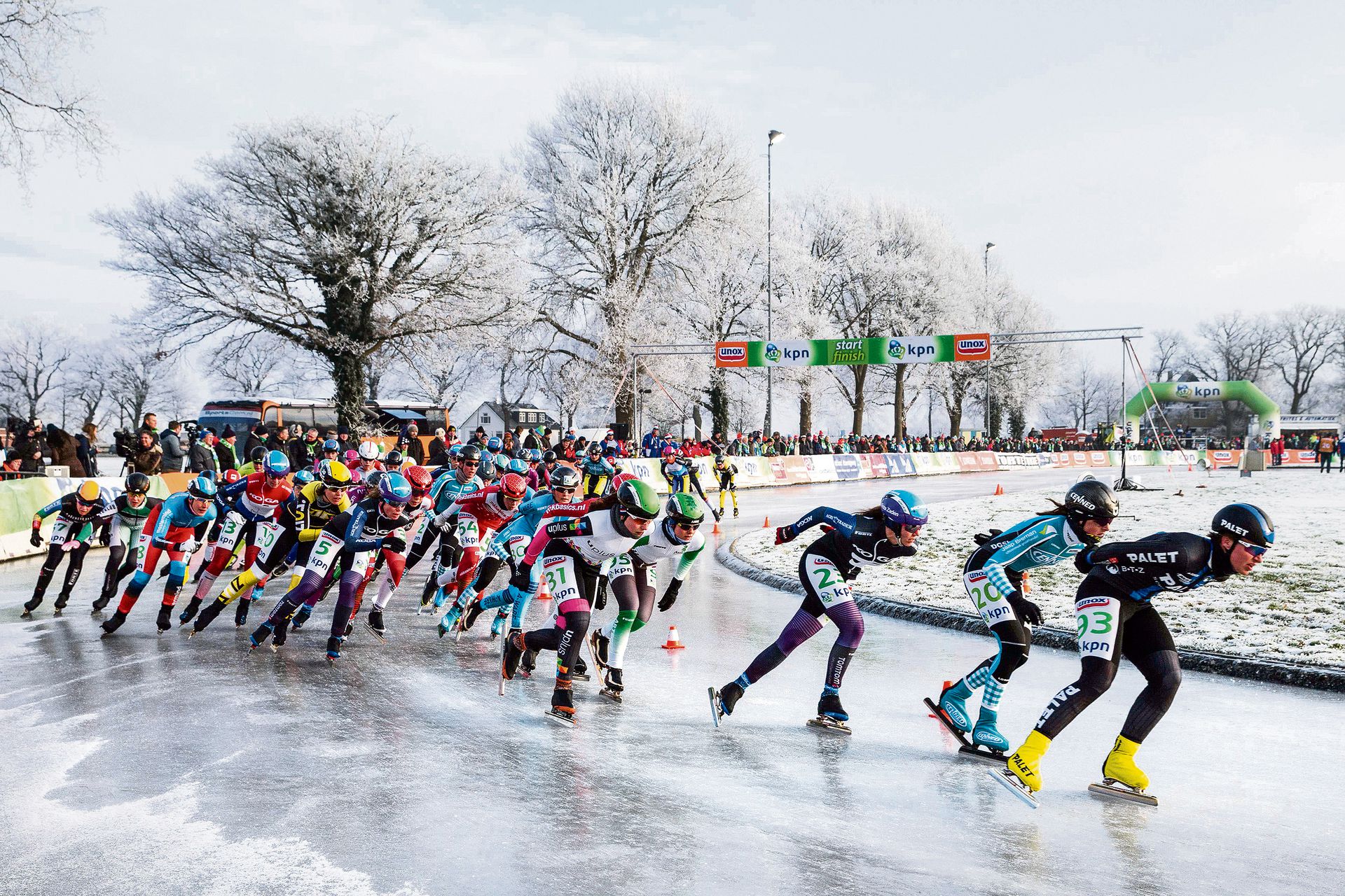 Marathon op eerste natuurijs NRC