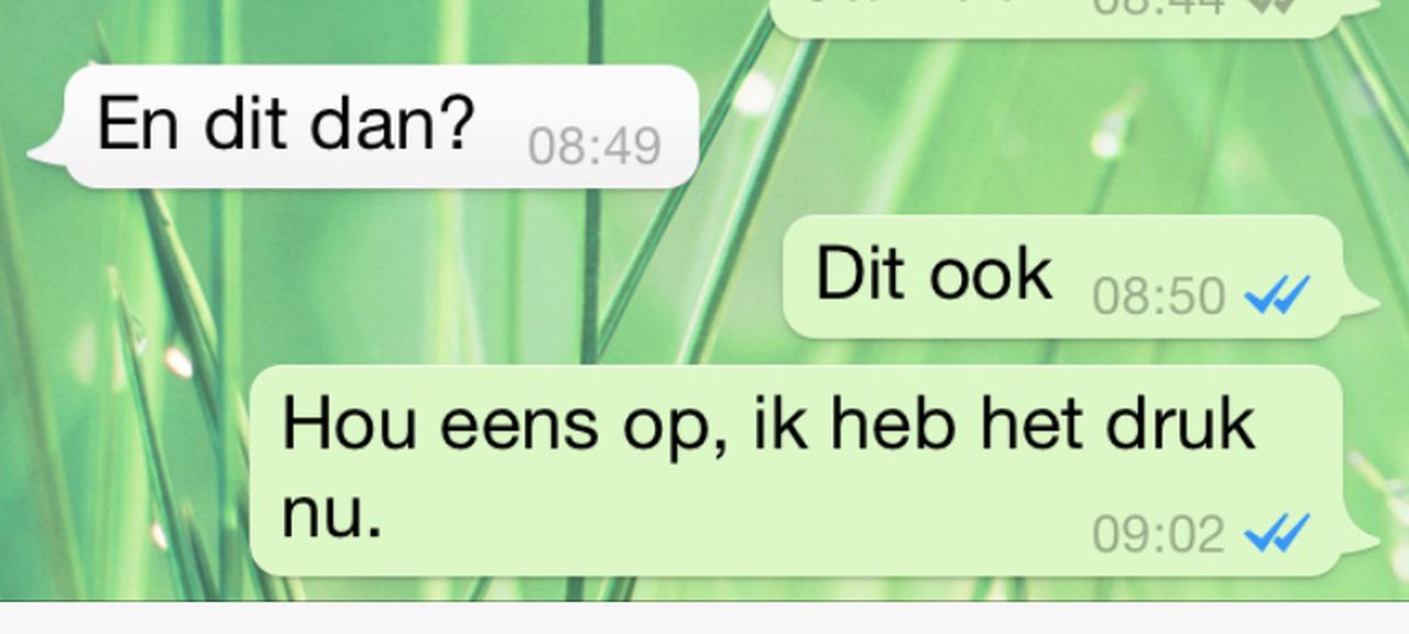 Blauwe vinkjes verklappen wie je negeert in WhatsApp - NRC