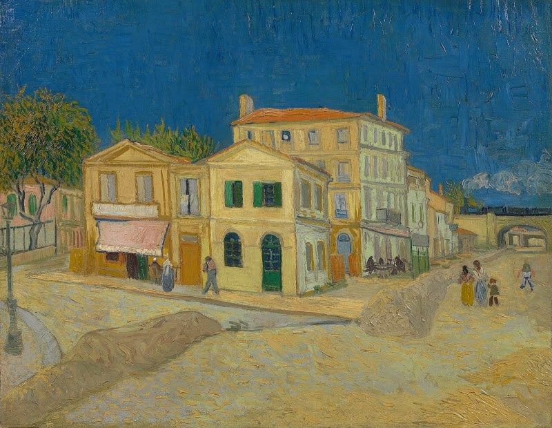 Vincent van Gogh, Het Gele Huis (De straat), Arles, september 1888, olieverf op doek, 72 cm x 91.5 cm.