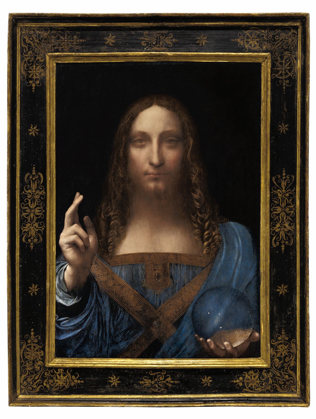 Salvator Mundi, het schilderij van Leonardo da Vinci dat voor het recordbedrag van 450 miljoen dollar werd verkocht.