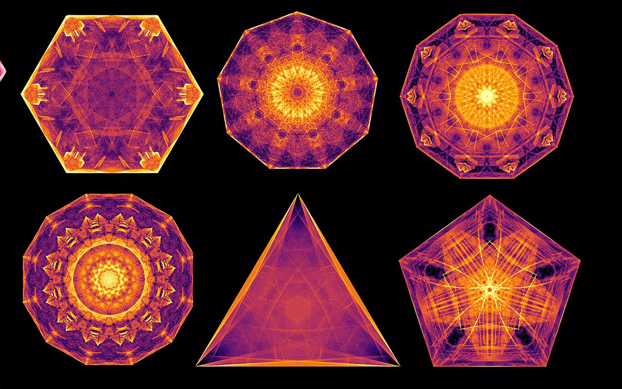 Mathematisch biljarten levert ragfijne patronen op: ‘Het werd een beetje een obsessie’ 