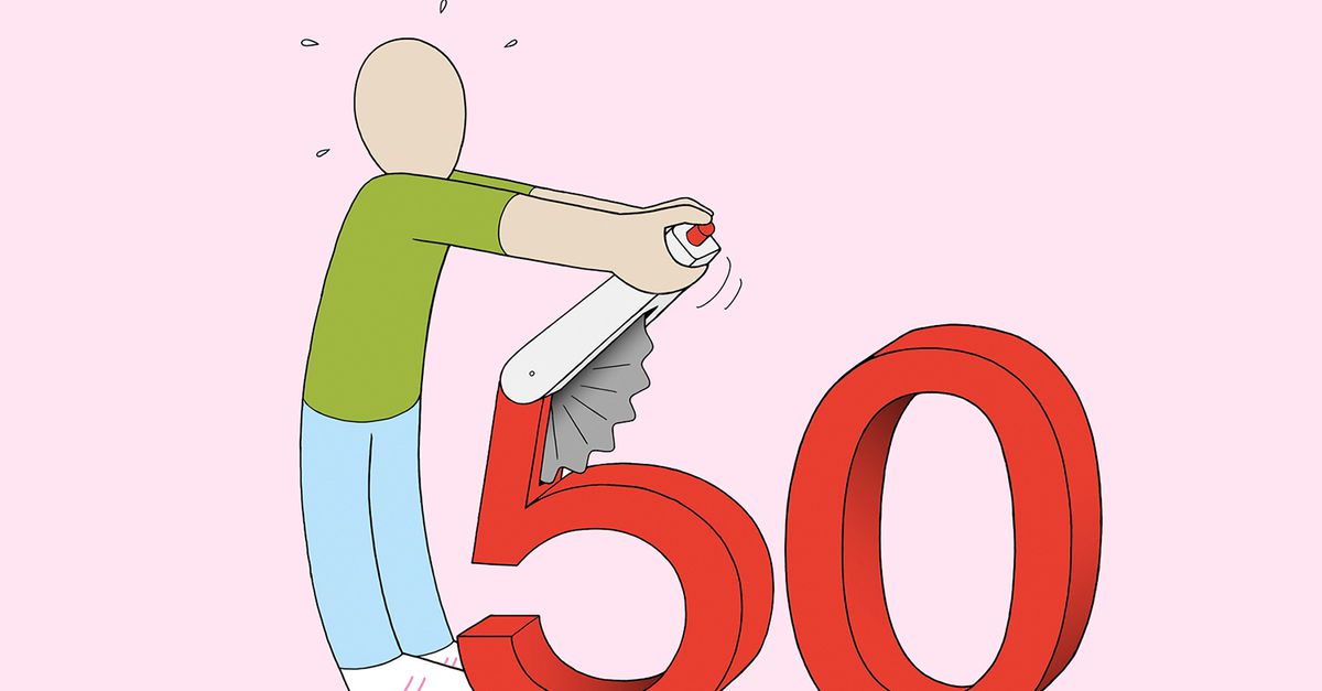 Over een hekje springen, slapen op een slaapbank en 37 andere dingen waar je mee stopt als je 50 wordt