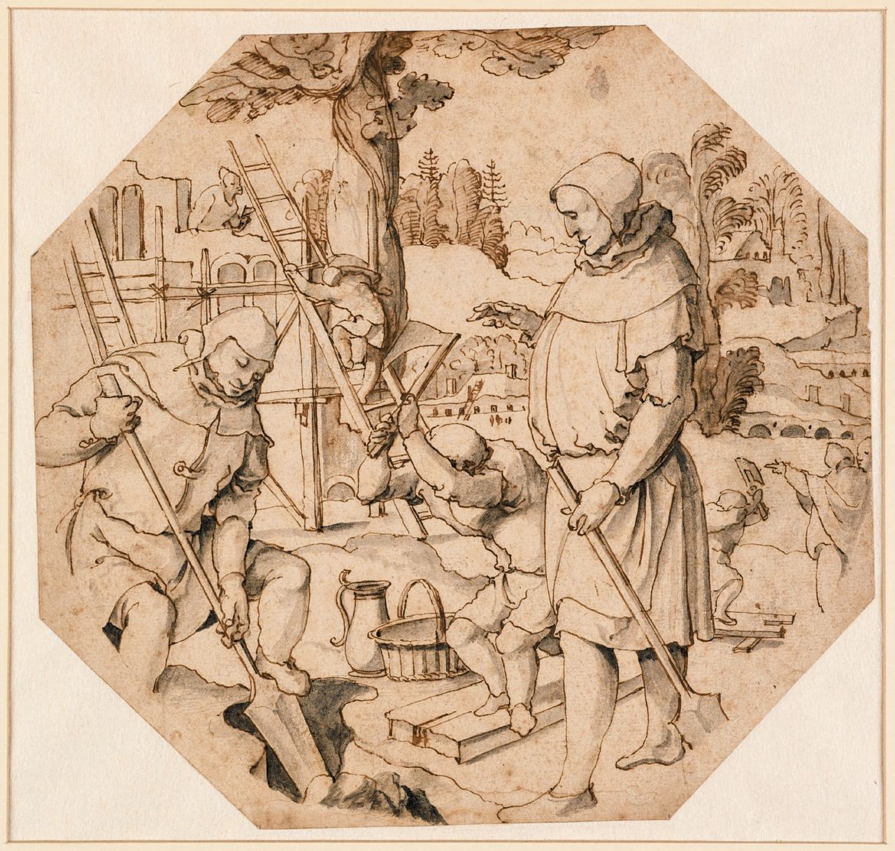 Een van de tekeningen die de erven Koenigs claimen: van Cornelis Anthonisz uit 1540