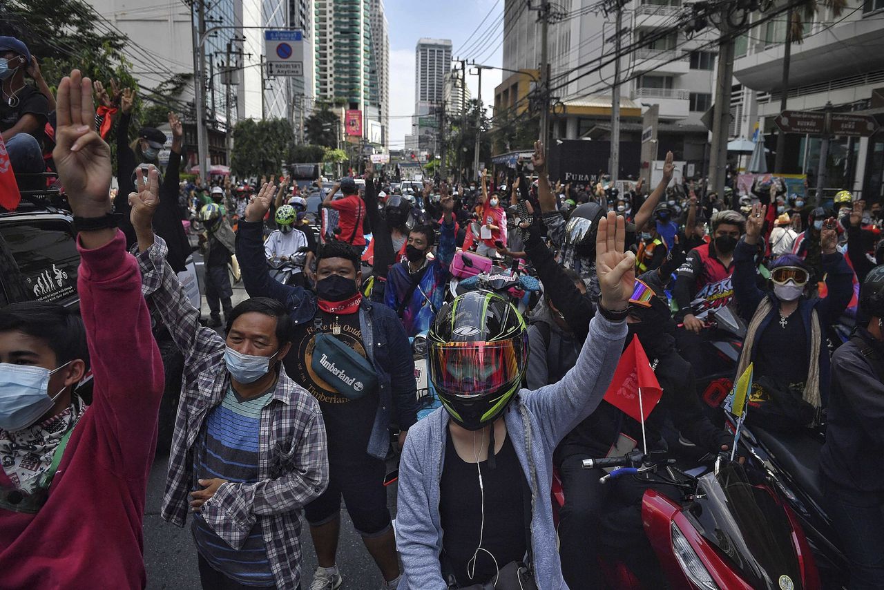 Protesten in Thailand vanwege ‘falend’ coronabeleid 