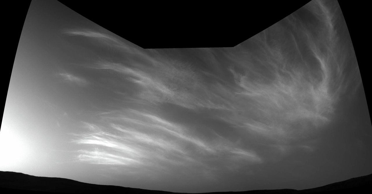Marswolken ontstaan door stof van meteoroïden 