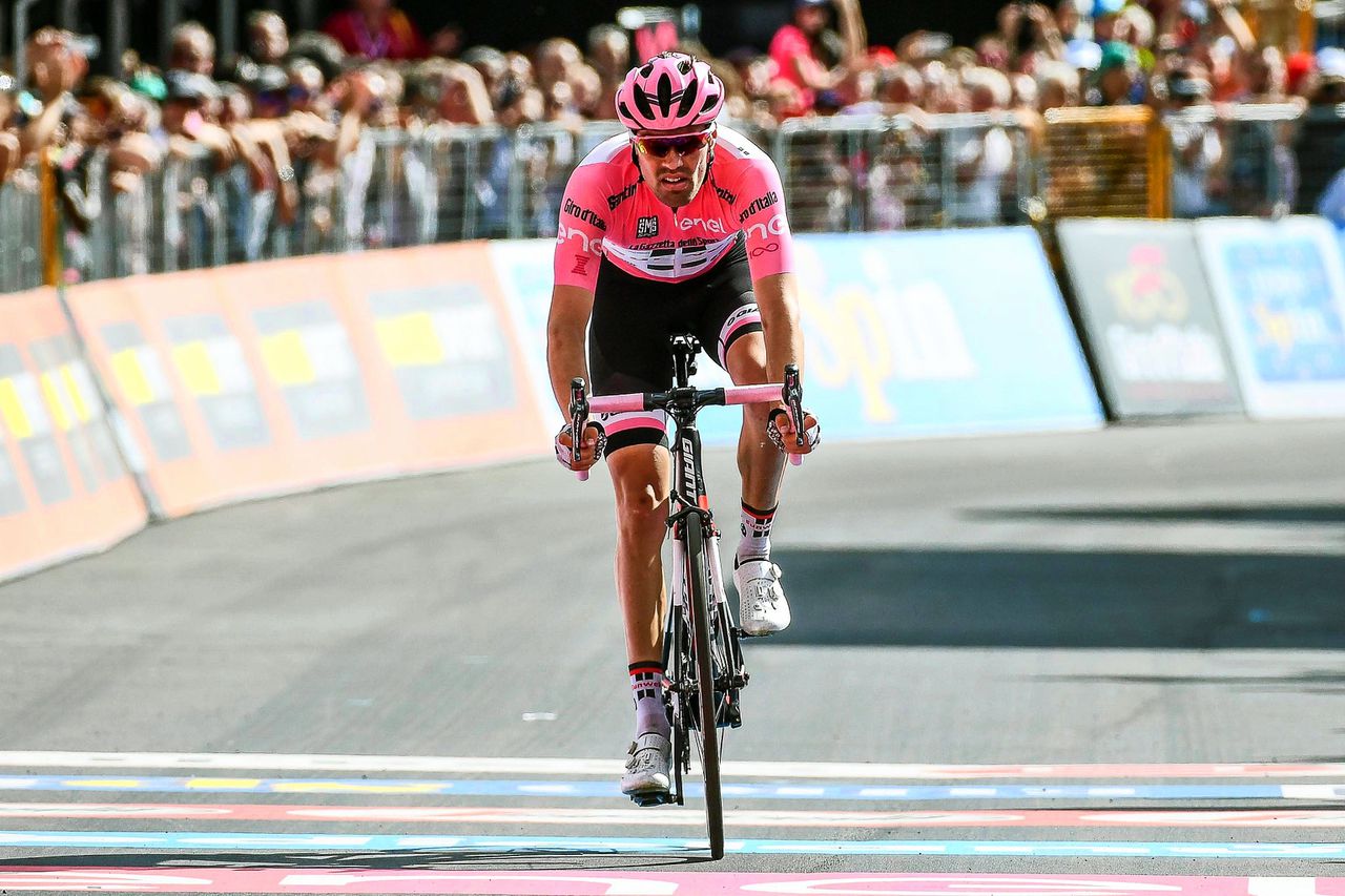 Tom Dumoulin, winnaar van de Giro d’Italia.