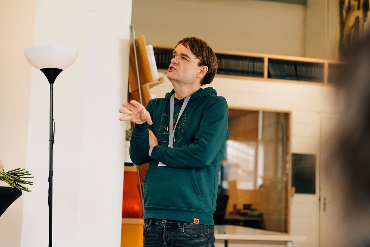 Pieter Vos in 2022, tijdens de uitreiking van de SaaS100 door MT/Sprout. Rodeo was volgens de ondernemerswebsite het best presterende SaaS-bedrijf (‘Software as a Service’) van Nederland.