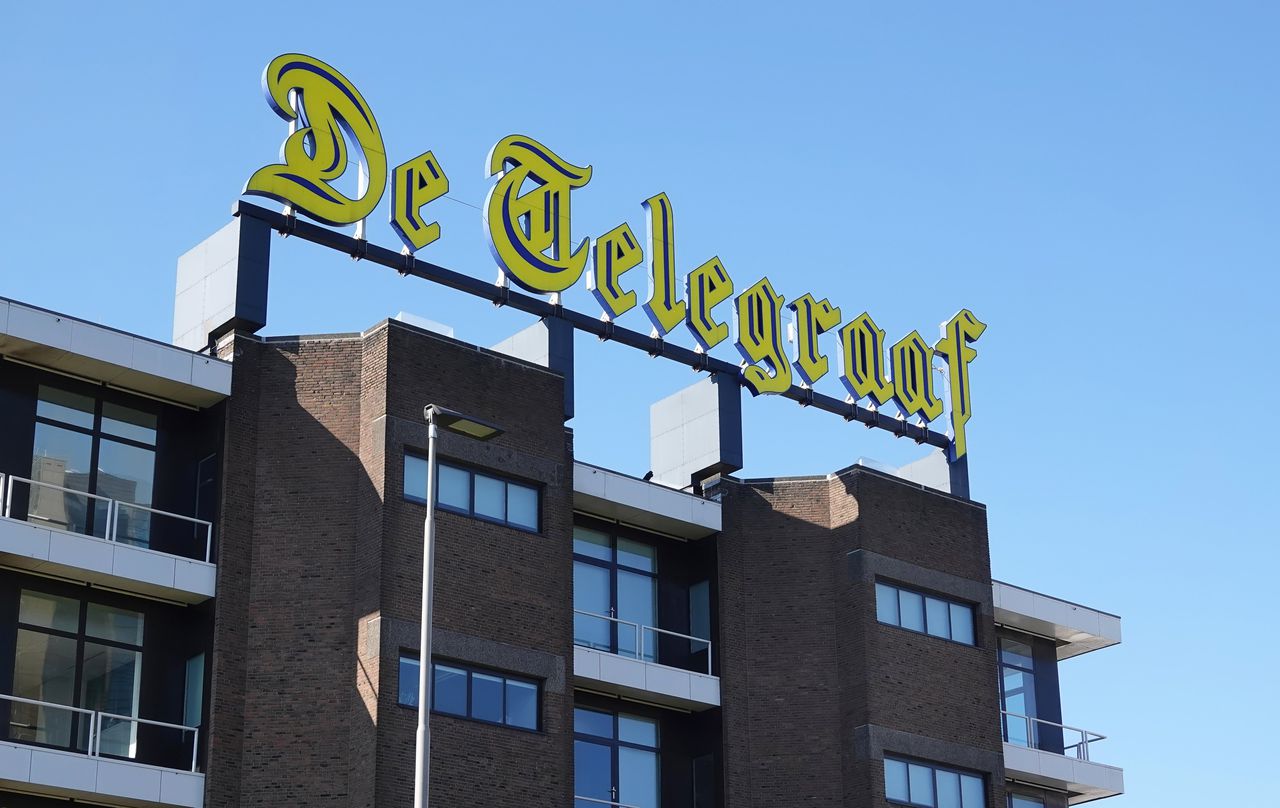 Het hoofdkantoor van De Telegraaf in Amsterdam.