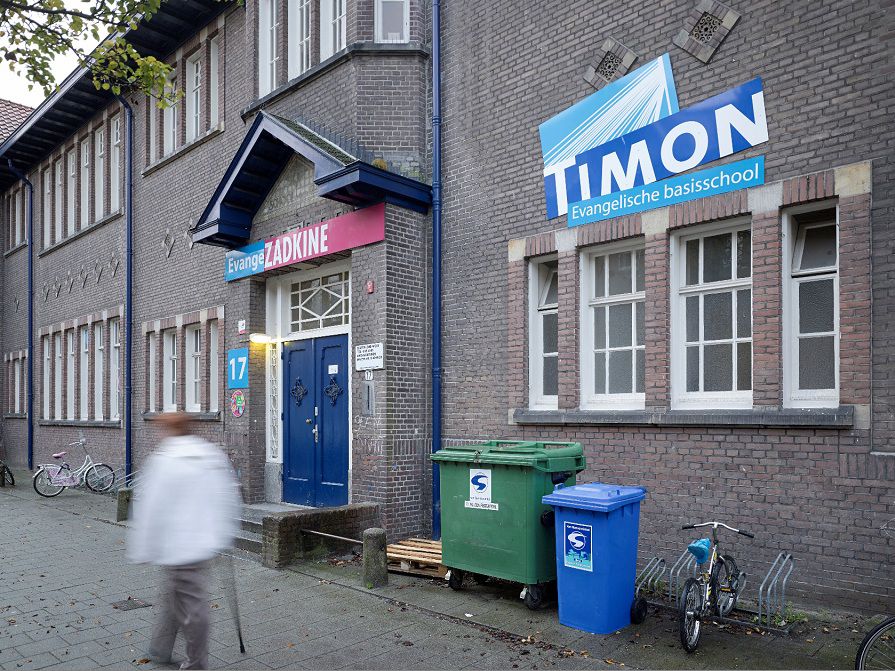 De evangelische Timon-school in Rotterdam moest eind vorig jaar zijn deuren al sluiten.