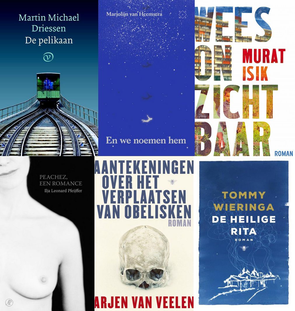 Wieringa, Pfeijffer, Driessen op shortlist Librisprijs 