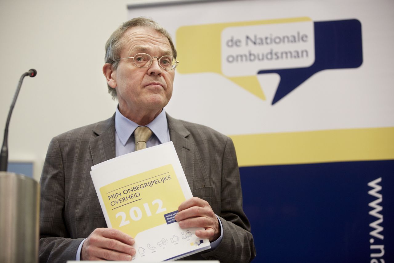 De Nationale ombudsman Alex Brenninkmeijer.