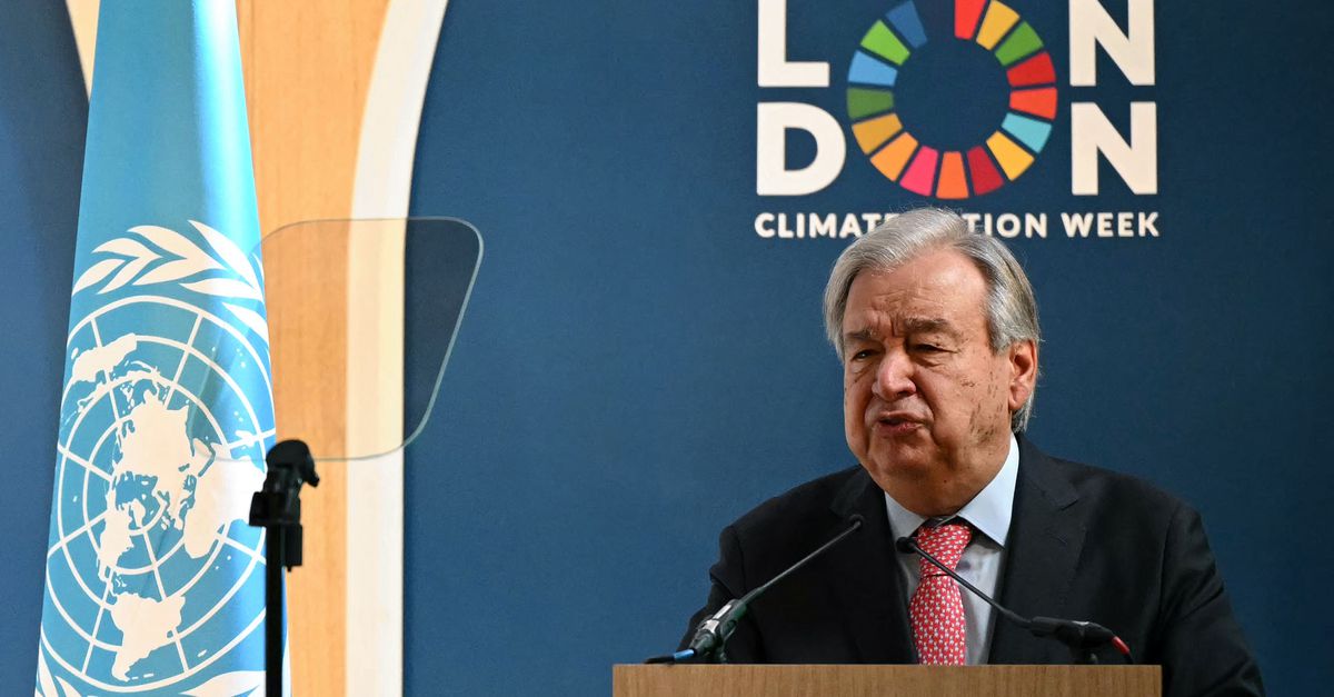 VN-baas Guterres richt pijlen op methaanuitstoot en AI-verbruik