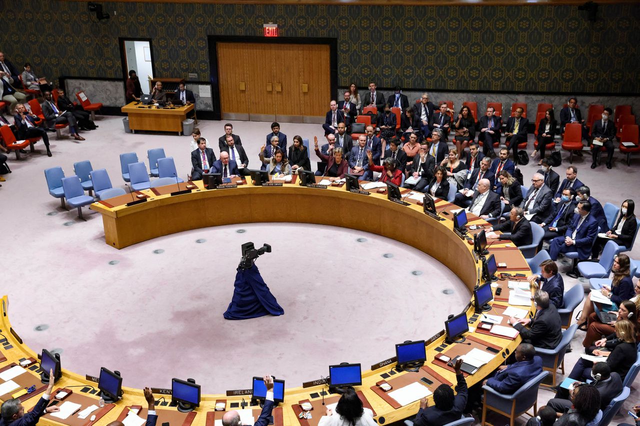 De VN-veiligheidsraad.