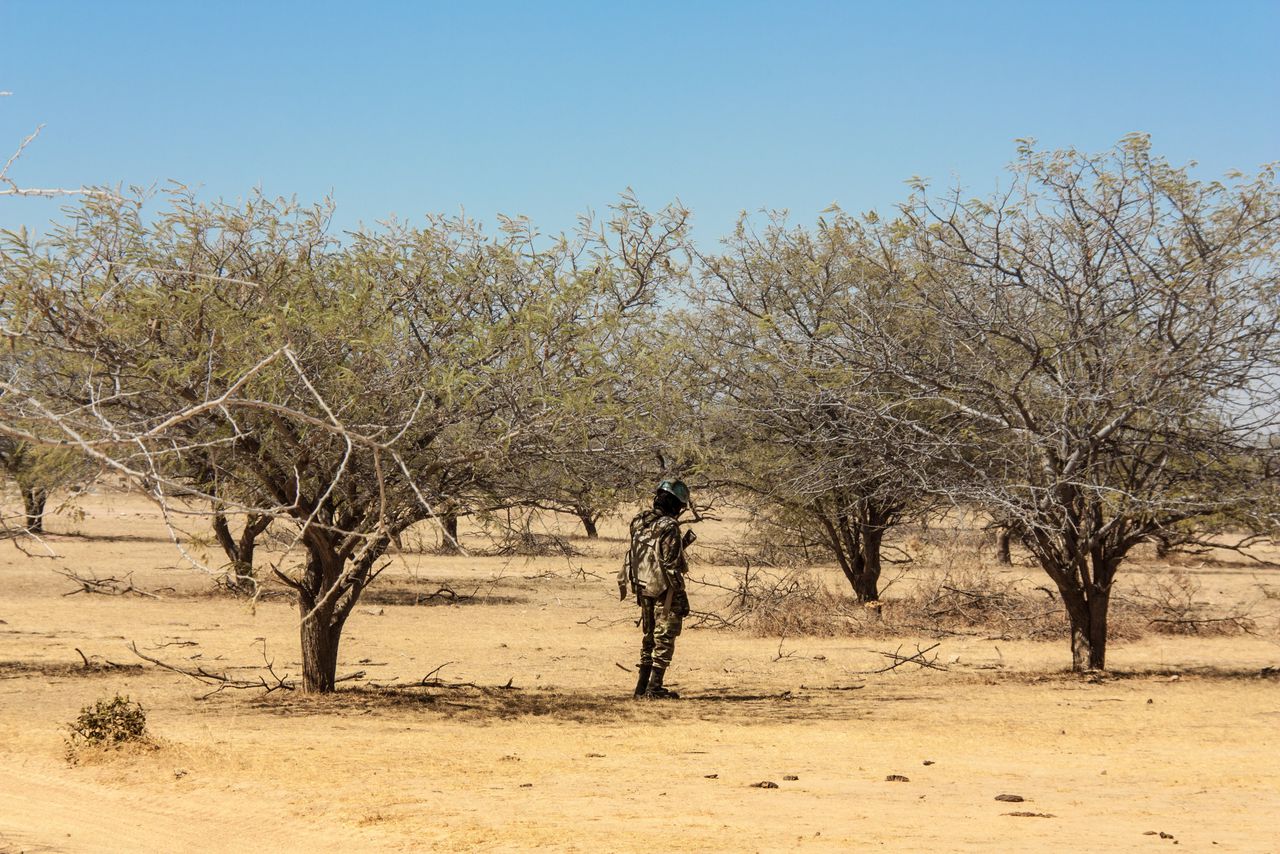 Landschapsfoto uit Darfur, Soedan.