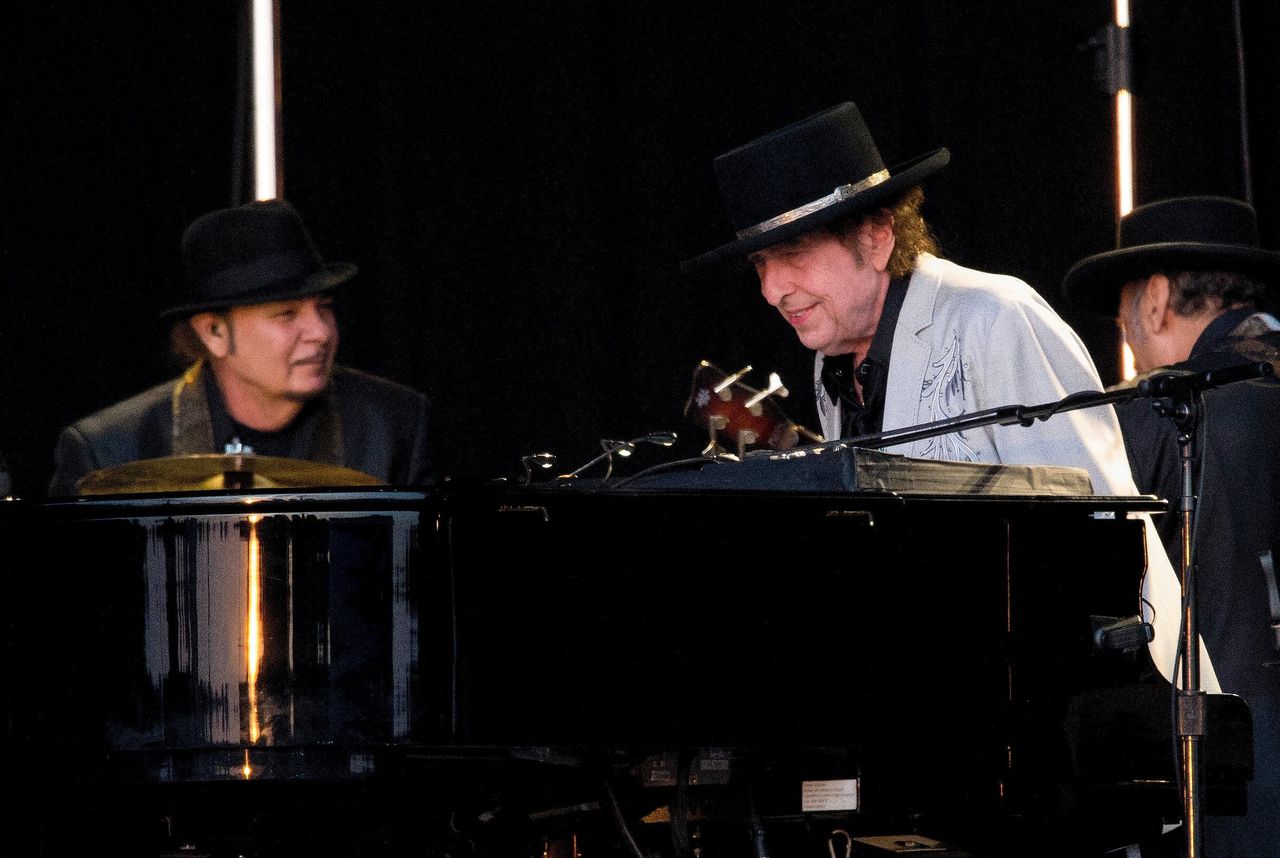 Bob Dylan (r.) in 2019