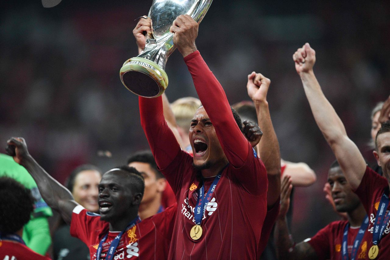 Virgil van Dijk won woensdag met zijn club Liverpool de Europese Supercup.