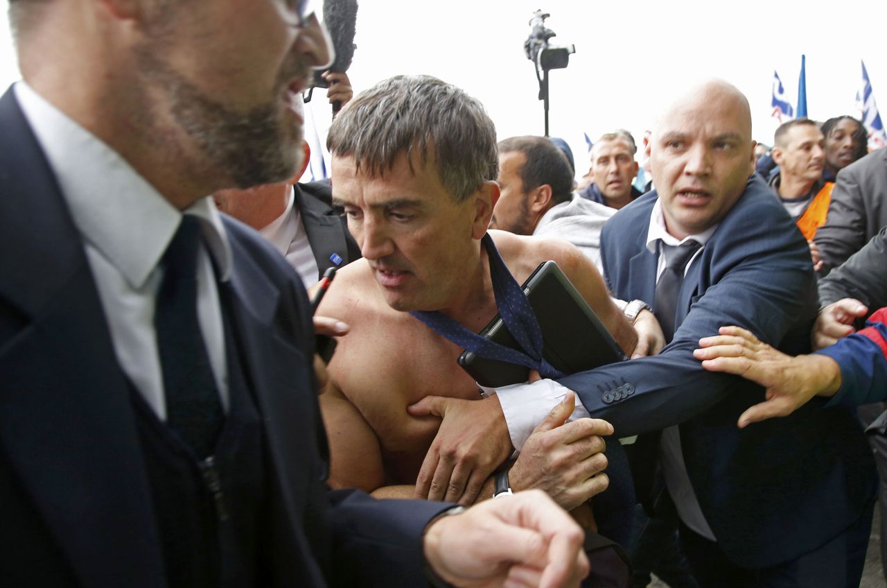 Air France-demonstranten veroordeeld voor geweld 