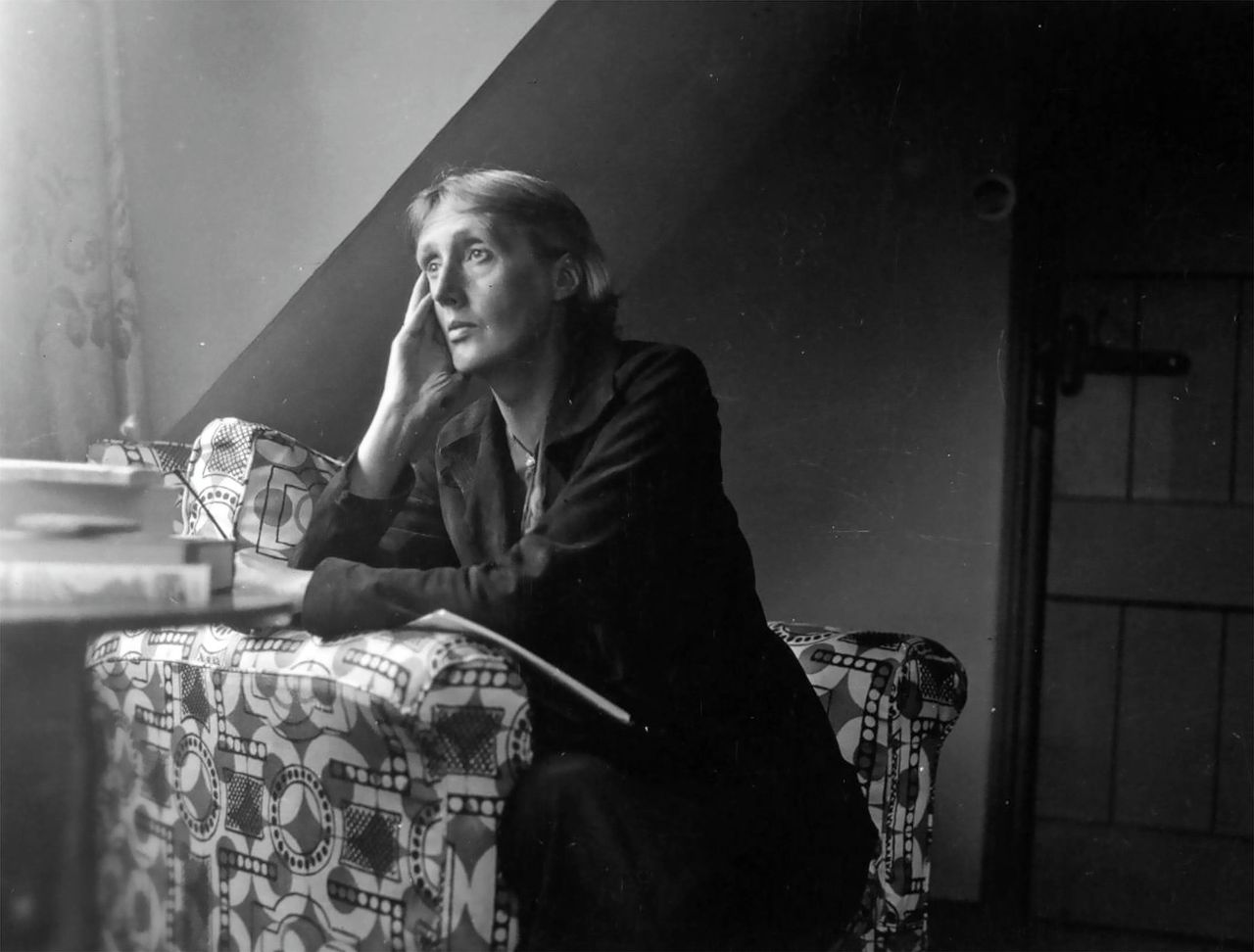Virginia Woolf in Monk’s House.