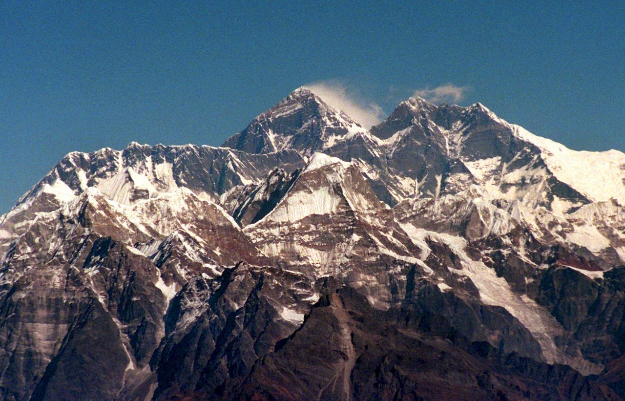 Het Himalaya-gebergte.
