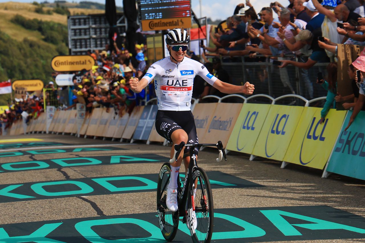 Pogacar wint laatste bergetappe Tour de France maar Vingegaard behoudt
