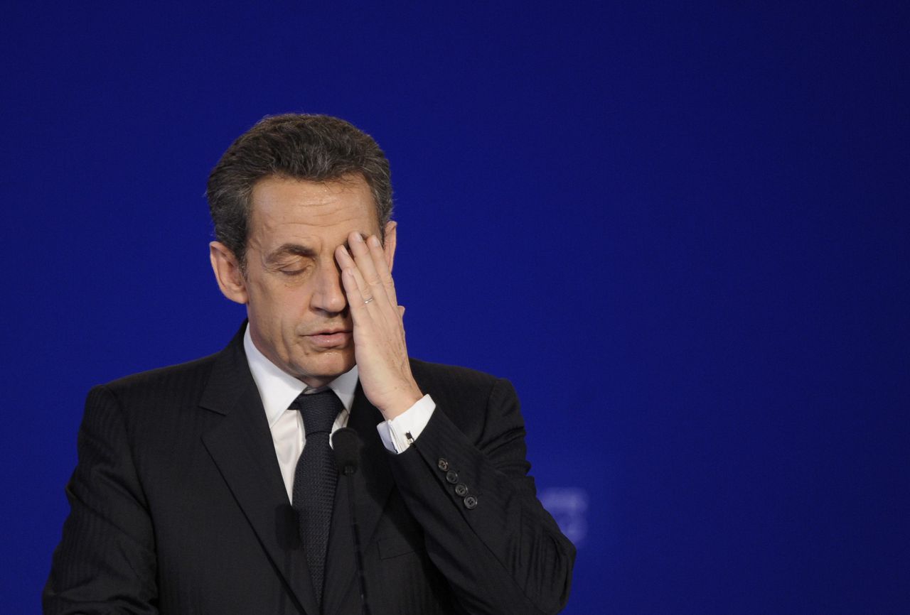 Archieffoto van de Franse oud-president Nicolas Sarkozy uit 2012.