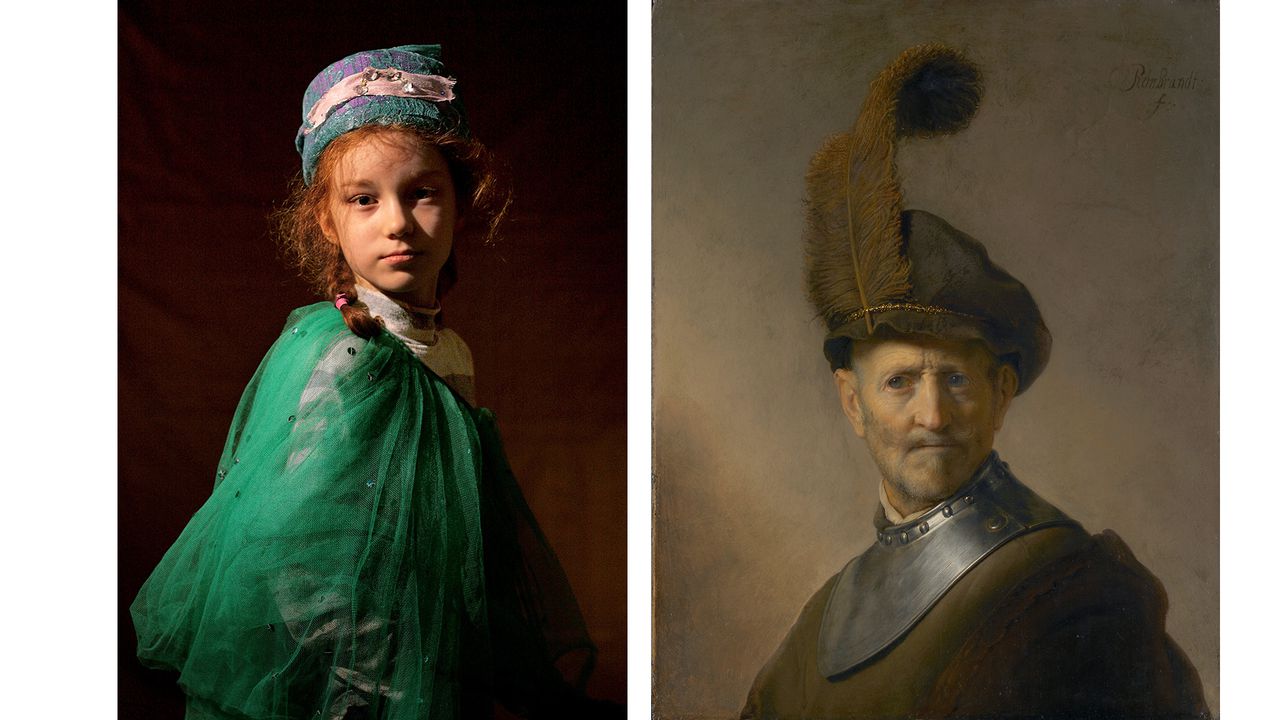 Een leerling van de Carl Humannschule in Berlijn en ‘Een oude man in militair kostuum’ van Rembrandt van Rijn