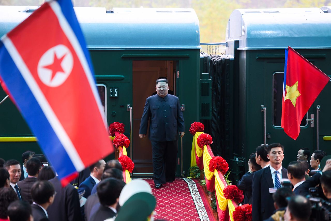 Kim Jong-un aangekomen in Vietnam voor top 