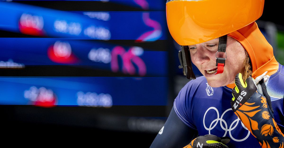 Fysiek in orde, het materiaal was goed, maar de slee van Kimberley Bos ging niet hard genoeg